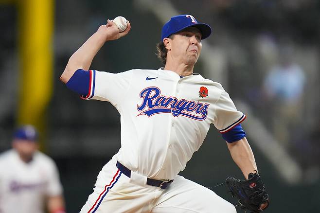 ▲ 투구하는 제이콥 디그롬. ⓒ연합뉴스/AP