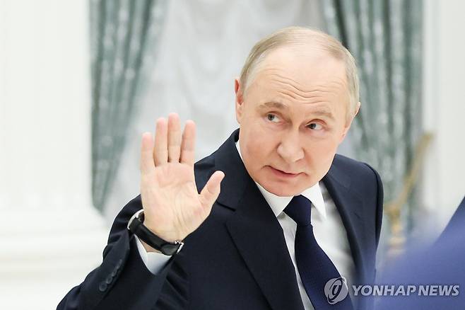 블라디미르 푸틴 러시아 대통령 [타스 연합뉴스. 재판매 및 DB 금지]