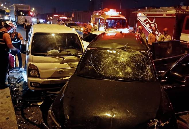 사고 현장 [인천소방본부 제공. 재판매 및 DB 금지]