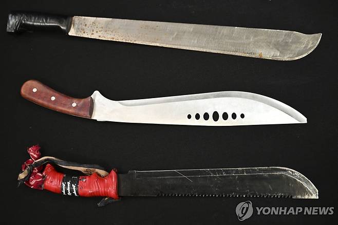 정글도(마체테) [AP 연합뉴스 자료사진. 재판매 및 DB 금지]