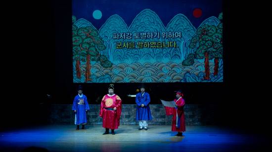 창작 오페라 '조선왕조실록 속 정렬공 최윤덕' 한 장면. 사진=창원오페라앙상블