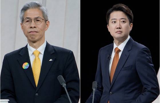 권영국 민주노동당 대선 후보(왼쪽), 이준석 개혁신당 대선 후보. 〈자료사진=연합뉴스〉