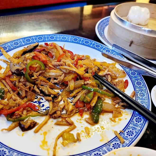 실시간 노총각 고추잡채