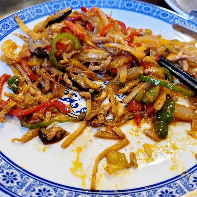 실시간 노총각 고추잡채