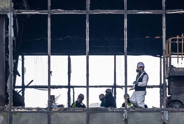 반얀트리 부산 해운대 화재 현장. 국제신문 DB