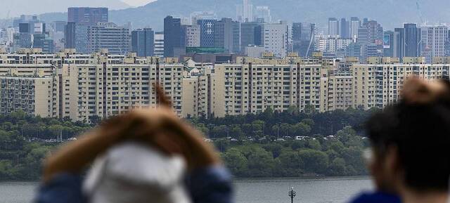 강남구 압구정동, 청담동 일대 아파트 단지. 연합뉴스