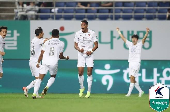 포항 스틸러스 공격수 조르지. 사진=한국프로축구연맹