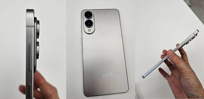 [서울=뉴시스] 박은비 기자 = 삼성전자가 선보인 역대 가장 얇은 스마트폰 '갤럭시 S25 엣지' 모습. 2025.05.13. silverline@newsis.com *재판매 및 DB 금지