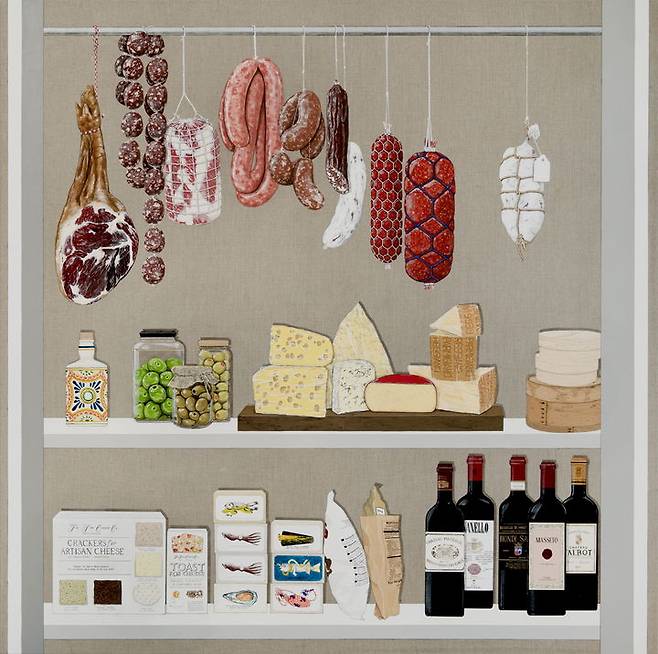 Pantry12, 2025 , Acrylic on linen, 120x120cm *재판매 및 DB 금지