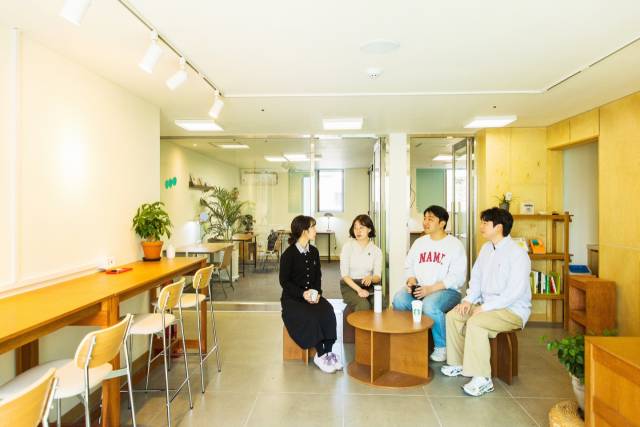 ▲둥근숲 2층 커뮤니티 공간 ⓒ둥근숲