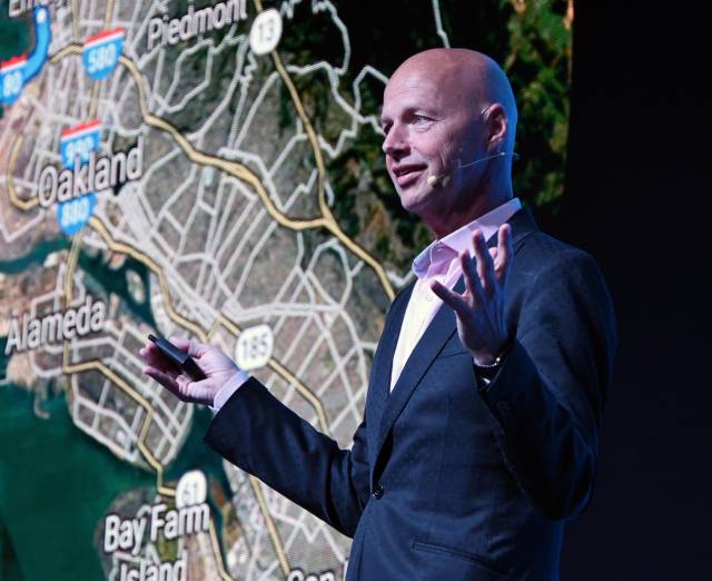 서배스천 스런 스탠퍼드대학교 교수(구글X·웨이모 창립자, 유다시티 회장)가 28일 서울 중구 신라호텔에서 열린 서울포럼 2025 메인세션에서 특별강연을 하고 있다. 성형주 기자 2025.05.28