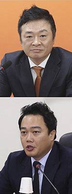 김철근 개혁신당 사무총장(위)과 구혁모 대선후보 비서실장은 친안철수계에서 친이준석계로 전향한 대표적 케이스다. 동아DB