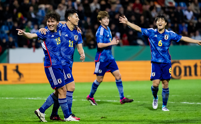 일본 21세 이하 축구대표팀(자료사진). 게티이미지