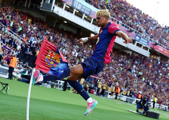 ▲ FC바르셀로나 신성 라민 야말. ⓒ연합뉴스/REUTERS/AFP