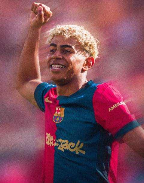 바르셀로나 공격수 라민 야말. /사진=바르셀로나 공식 SNS 갈무리