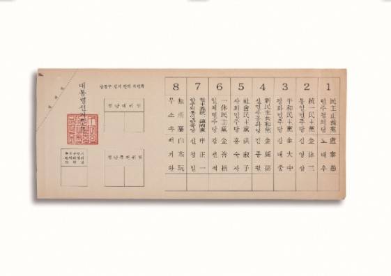 제13대 대통령선거 투표용지 [출처=중앙선관위 사이버 선거역사관]