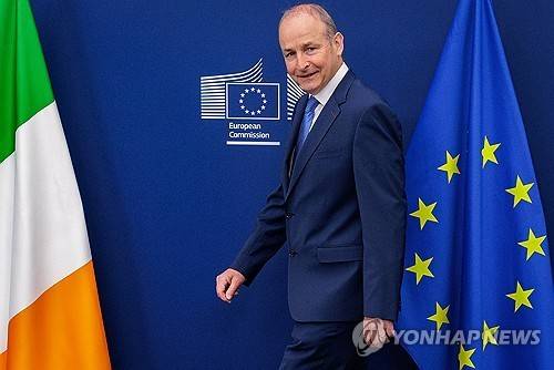 미할 마틴 아일랜드 총리  [EPA 연합뉴스 자료사진. 재판매 및 DB 금지]