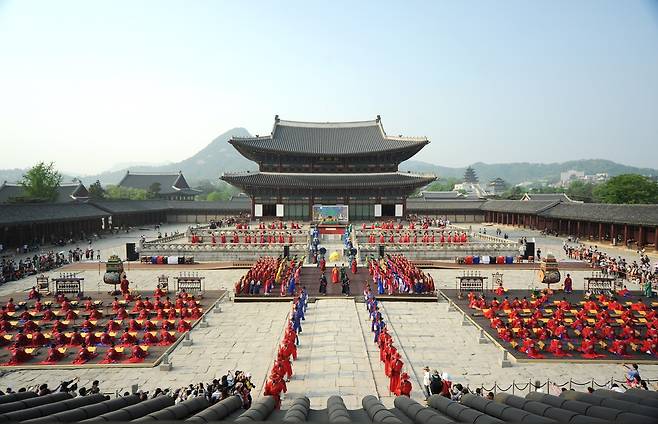 세종조 회례연 모습 [국립국악원 제공. 재판매 및 DB금지]