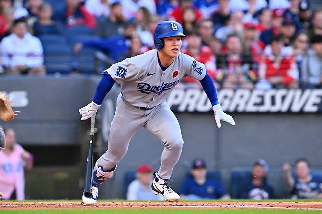 LA 다저스 김혜성이 이틀 연속 결장했다. AFP연합뉴스