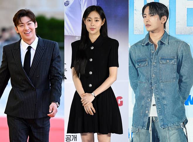 '솔로지옥' 출연 이후 연기 행보를 보이고 있는 덱스, 신슬기, 육준서(왼쪽부터). 사진=스포츠조선DB, 웨이브