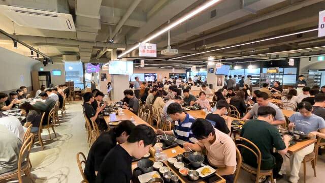 헥토그룹 구내식당 채움