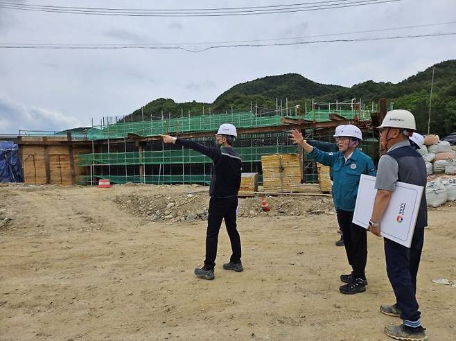 정영철 산청부군수 풍수해 대비 현장 점검.