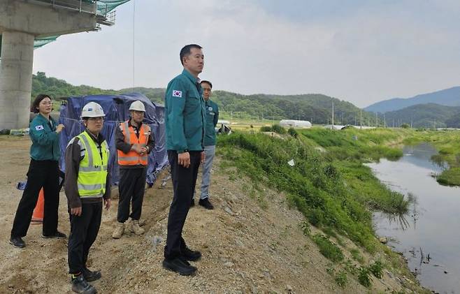 합천군 여름철 자연재난 대비 하천점용 허가 사업장 현장 점검