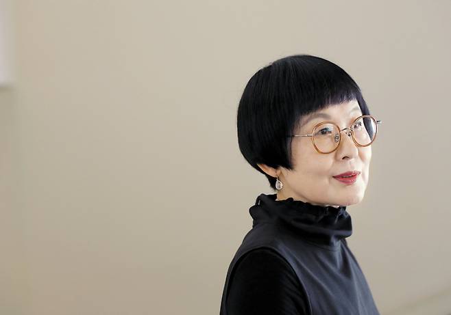 2019년 6월 본지와 인터뷰한 시인 김혜순. /이태경 기자