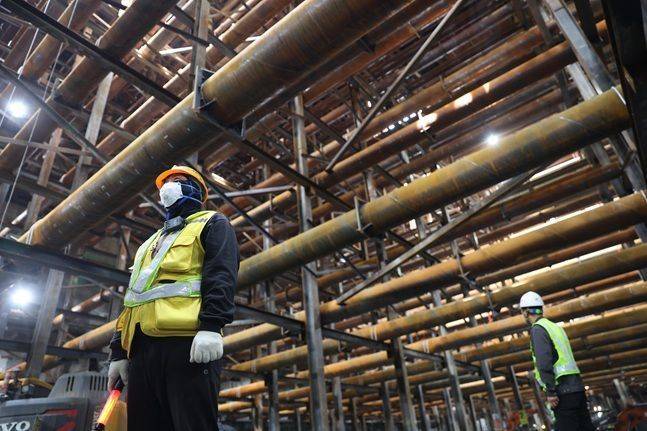 3공구 지하 암반 굴착 현장. (사진은 기사 내용과 직접적인 관계 없음) ⓒ 뉴시스