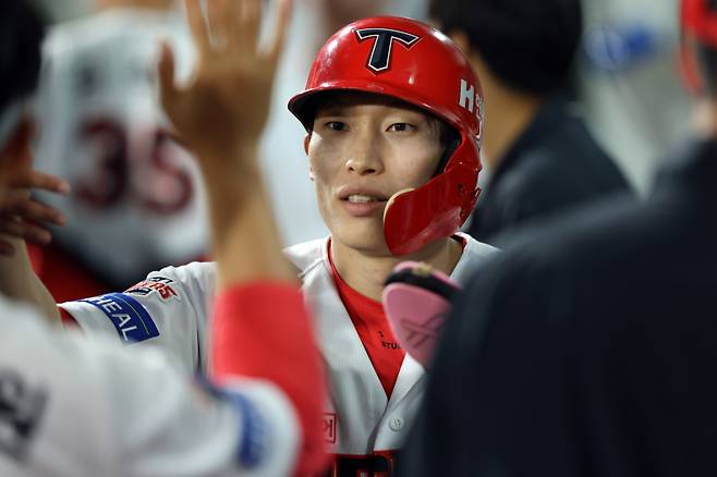 28일 광주 키움전에서 공수 맹활약을 펼친 외야수 김호령. KIA 제공