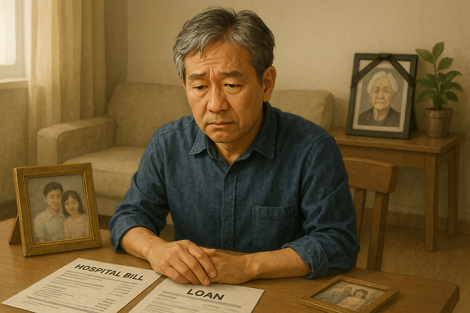 치매를 앓던 어머니를 10년간 돌본 60대 이선형 씨는 어머니 사망 후에도 통장 인출, 보험금 수령 등 자산 활용에 큰 어려움을 겪었다. 치매 발병 이후 자산이 사실상 묶이면서 병원비와 생활비는 고스란히 가족의 몫이 됐다. 그는 ‘치매가 오면 돈도 멈춘다’는 현실을 몸소 체감한 뒤, 같은 일이 자신의 자녀에게 되풀이되지 않고 싶다. 치매로 닥칠지도 모를 ‘돈맥경화’, 어떻게 대비해야 할까. [챗GPT 이용해 제작함]