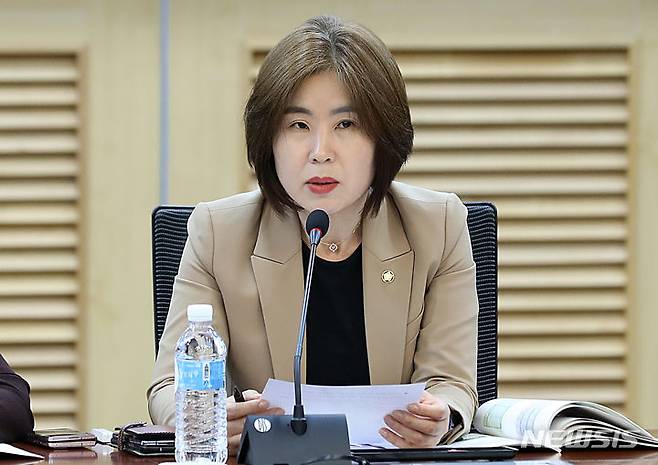 [서울=뉴시스] 이영환 기자 = 김미애 국민의힘 의원. 2023.07.20. 20hwan@newsis.com