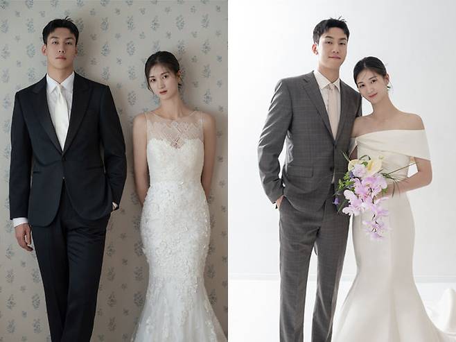 [서울=뉴시스] 배구선수 손태훈과 결혼하는 여자농구 용인 삼성생명의 윤예빈. (사진=용인 삼성생명 제공) *재판매 및 DB 금지