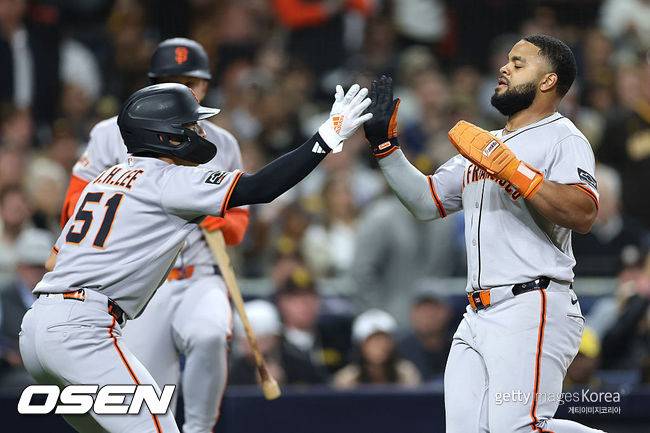 [사진] 샌프란시스코 이정후, 라몬테 웨이드 주니어. ⓒGettyimages(무단전재 및 재배포 금지)