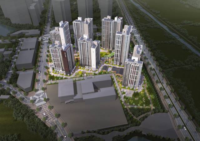 힐스테이트 용인마크밸리 조감도. 사진 제공=현대건설