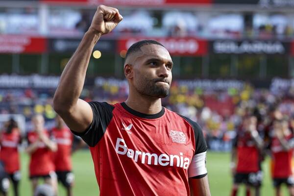 ▲ 김민재의 경쟁자로 꼽히는 요나단 타. 레버쿠젠에서 자유계약선수 신분으로 풀렸다. ⓒ연합뉴스/AP/EPA