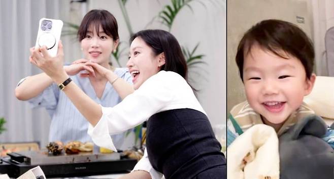 ▲ 기은세, 전혜빈, 전혜빈 아들. 제공| KBS2 '편스토랑'