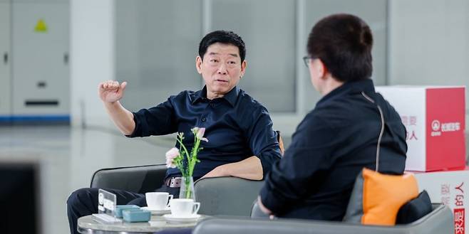 웨이젠쥔 창청자동차 CEO [신랑재경 캡처. 재판매 및 DB금지]