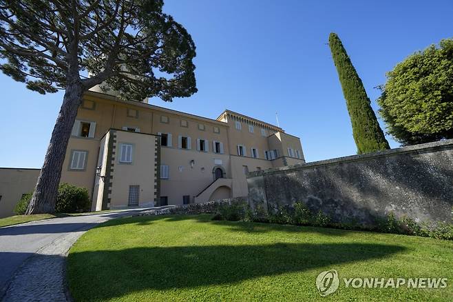 로마 외곽 소도시 카스텔 간돌포에 있는 교황 여름 별장 [AP 연합뉴스 자료사진. 재판매 및 DB 금지]