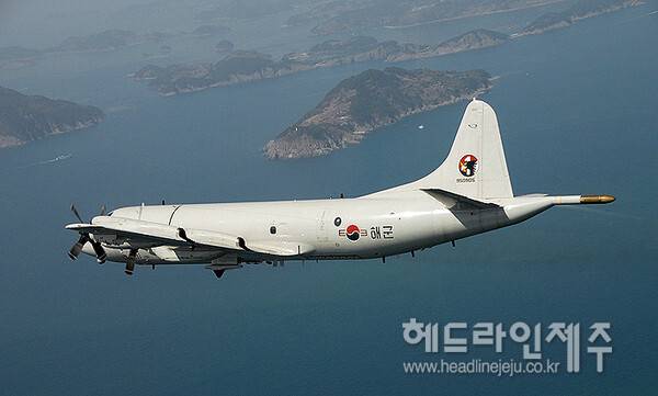 해군 615비행대대가 운용중인 p-3 초계기. 사진제공=해군