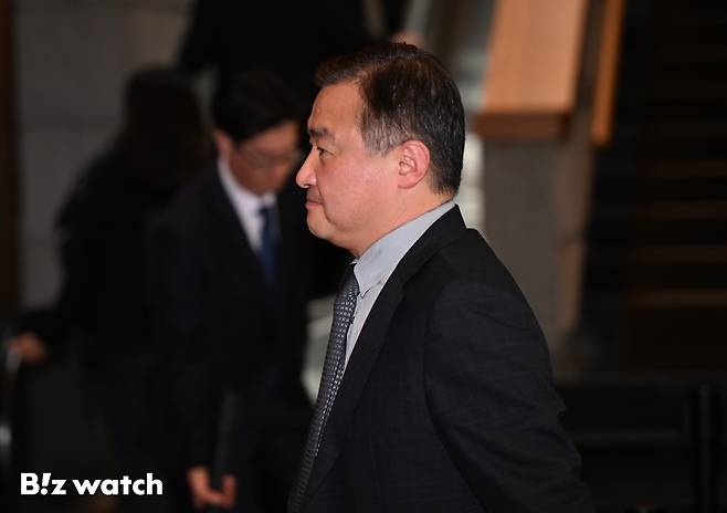 노태문 삼성전자 DX부문장 직무대행 사장이 30일 서울 중구 신라호텔에서 열린 2025년 삼성호암상 시상식에 참석하고 있다./사진=이명근 기자 qwe123@