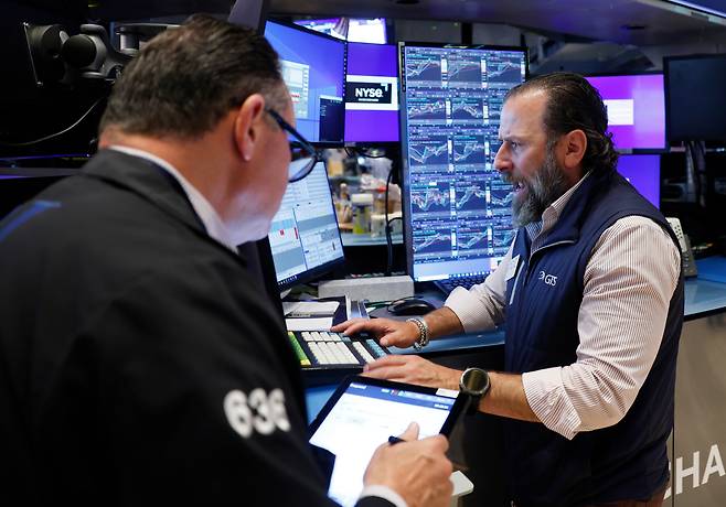 29일(현지 시각) 뉴욕증권거래소(NYSE) 모습 / UPI