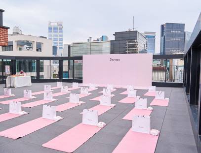 루프탑 요가 클래스 이벤트.<레페토 제공>