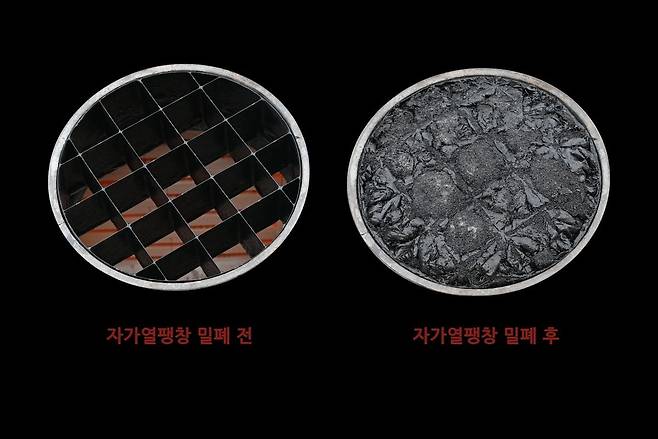 국일인토트가 패시브 댐퍼에 적용하는 내화채움소재는 화재발생시 스스로 팽창해 덕트 통로를 완전히 밀폐시키고, 1000도 이상 고온에 120분 이상 노출돼도 반대편 표면 온도를 법적 기준치보다 두배이상 낮은 온도로 유지하는 성능인증시험을 통과했다.  국일인토트 제공