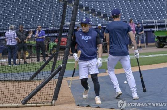 탬파베이와 계약한 김하성. 사진[UPI=연합뉴스]