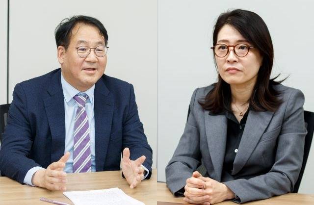 (왼쪽부터)노민선 중소벤처기업연구원 연구위원, 홍아름 경희대학교 테크노경영대학원 교수 /사진=이기범 기자