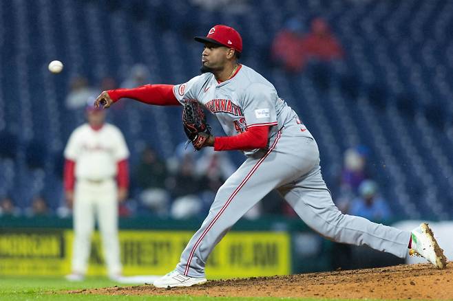 LA다저스가 올스타 출신 투수 알렉시스 디아즈를 영입했다. 사진은 신시내티 레즈에서 활약한 알렉시스 디아즈의 모습. /사진=로이터