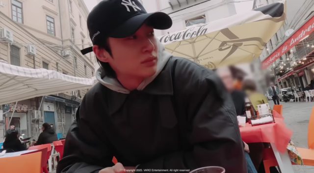 배우 변우석이 밀라노에서 눈물을 흘렸다. / 유튜브 '바로 플레이리스트' 캡처