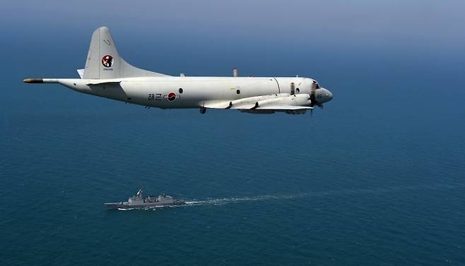해군 P-3C 해상초계기 1대가 29일 오후 경북 포항 일대에서 추락했다. 자료사진. [헤럴드DB]