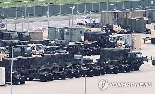 주한미군 차량 [연합뉴스 자료사진]